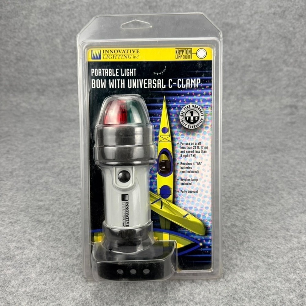 Innovative Lighting Portable Bow Navigation Light Universal C-Clamp Krypton